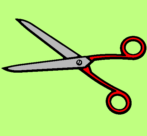 Coloring page Scissors painted byCandie