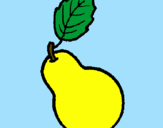 Coloring page pear painted byAlmanda