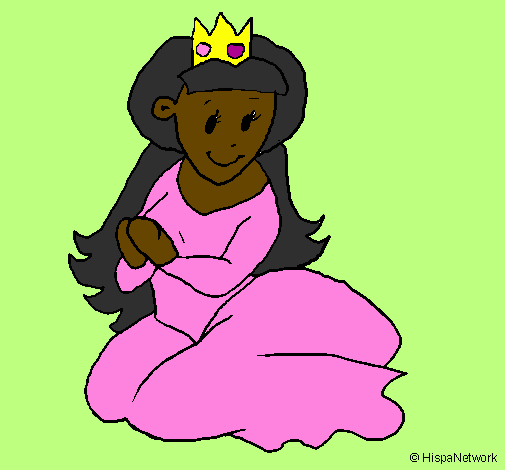 Seated princess