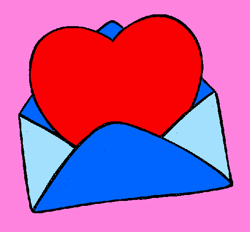 Heart in an envelope