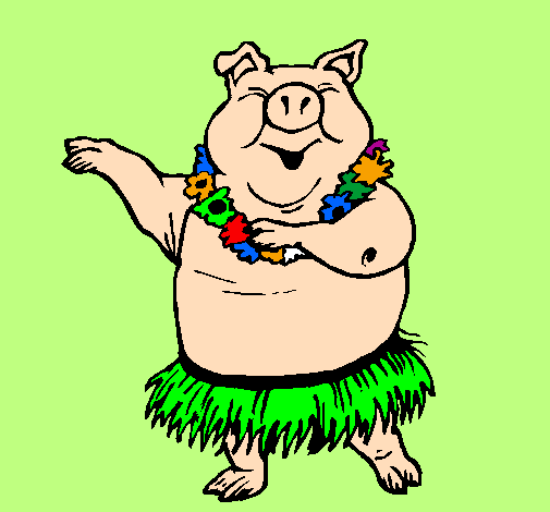 Hawaiian pig