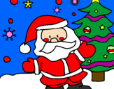 Coloring page Santa Claus painted bymoi!!xxxxluv yasxx