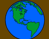 Coloring page Planet Earth painted bymarisol