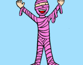 Coloring page Child mummy painted byharryboo