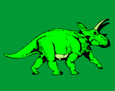 Coloring page Triceratops painted byNoah Davis