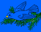 Coloring page Swallow painted byJOSH