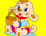 Coloring page Puppy IV painted byMafalda