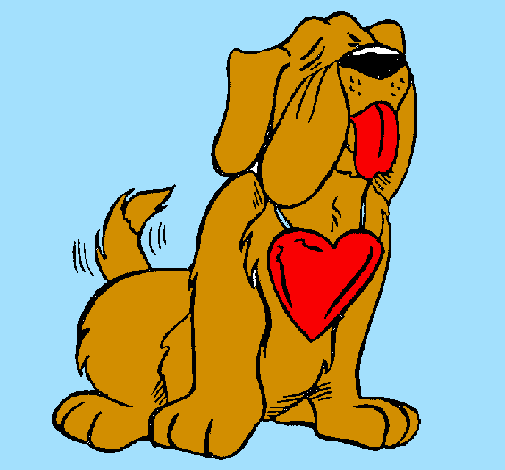 Dog in love