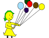 Coloring page Girl with balloons painted bycvlghFFFDaFFFDpta7u8