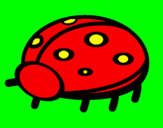 Coloring page Ladybird painted by1111111111111111111111111