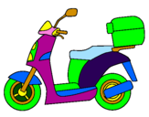 Coloring page Autocycle painted byviveka