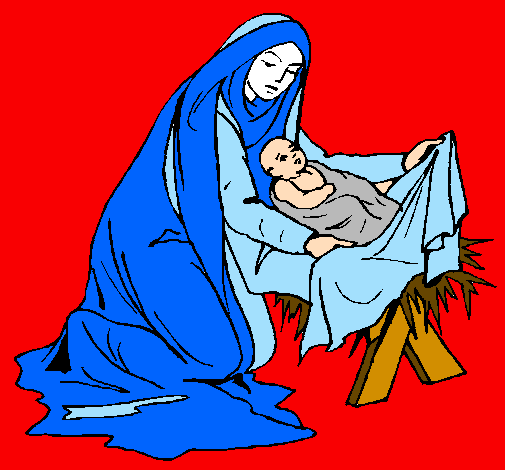 Birth of baby Jesus