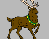 Coloring page Deer painted bylily1234