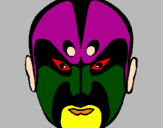 Coloring page Asian wrestler painted byJonas
