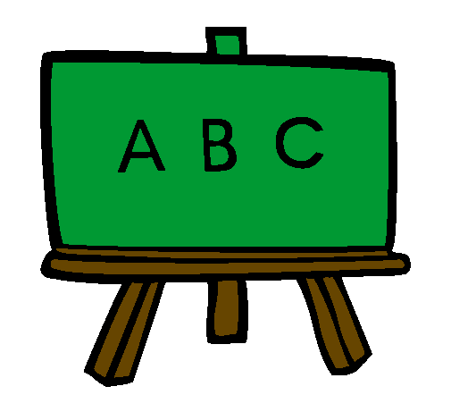 Coloring page Blackboard painted bynuria