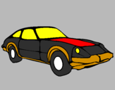 Coloring page Sports car painted byjose antonio
