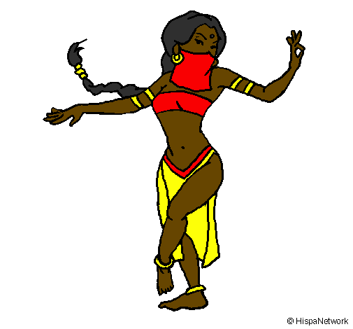 Moorish princess dancing