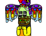 Coloring page Totem painted bySAM