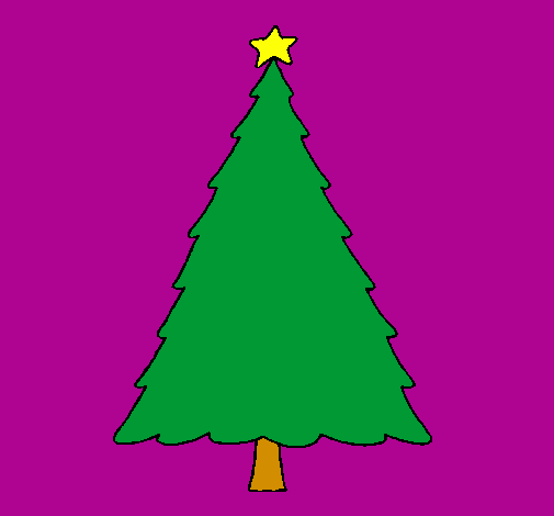Tree with star