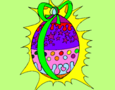 Coloring page Shiny Easter egg painted byqwertyuiopasdfghjklzxcvbn