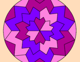 Coloring page Mandala 29 painted byvanessa a.