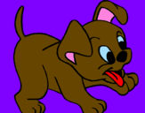 Coloring page Puppy painted byJess
