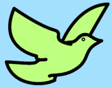 Coloring page Dove of peace painted byMarga