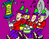 Coloring page Musical band painted byLAU