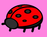 Coloring page Ladybird painted byANAPALOMA