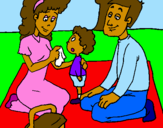Coloring page The picnic painted byN3$1@