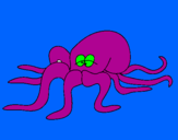 Coloring page Octopus painted byNAVIL