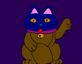 Coloring page Lucky Cat painted byMOG