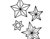 Coloring page Snowflakes painted byyuan