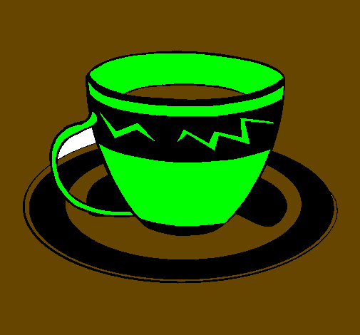 Coloring page Cup of coffee painted bycynthia