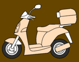 Coloring page Autocycle painted bycecilia