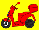 Coloring page Autocycle painted byL.J.