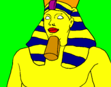 Coloring page Ramesses II painted bymoshi count
