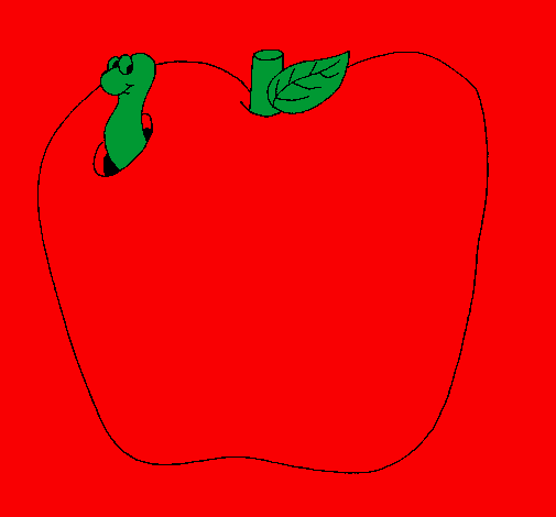 Worm in fruit