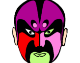 Coloring page Asian wrestler painted bymaria   eugênia