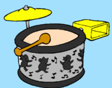 Coloring page Drums painted byJorge21