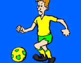 Coloring page Football player painted bypanayiotis