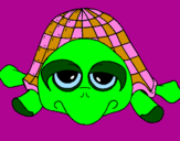 Coloring page Turtle painted byjulia rose