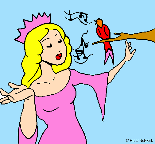 Princess singing