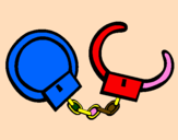 Coloring page Handcuffs painted byivanna@