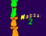 Coloring page Madagascar 2 Penguins painted byN%uFFFDRA