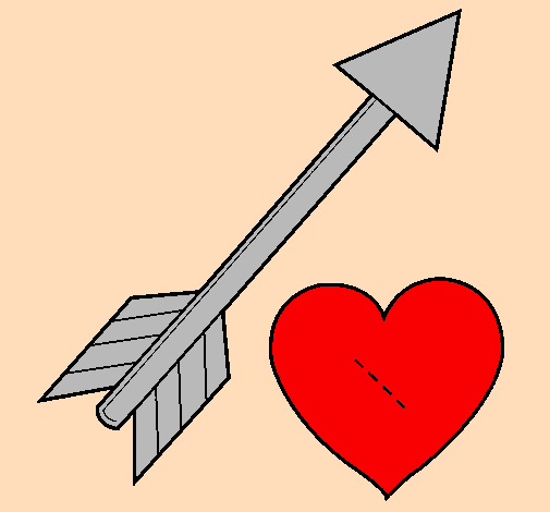 Heart and arrow
