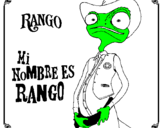 Coloring page Rango painted bylevi