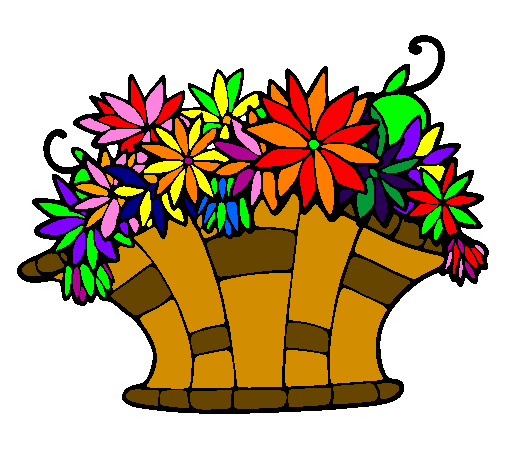 Basket of flowers 7