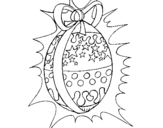 Coloring page Shiny Easter egg painted byjacob
