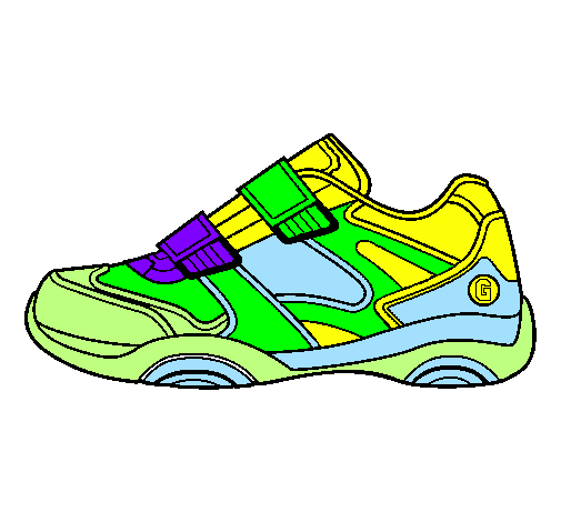 Coloring page Sneaker painted bymaximo